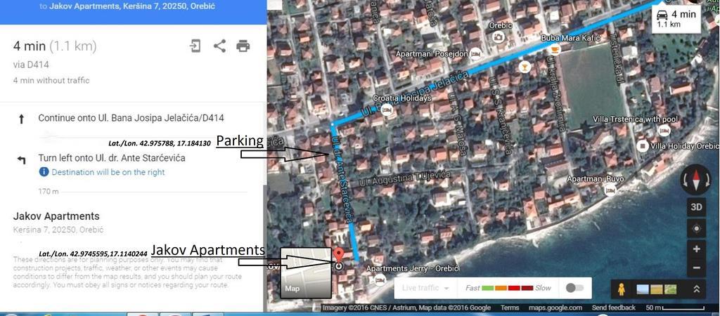 Jakov Apartments Orebić Kültér fotó